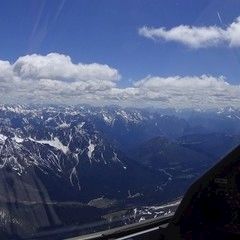 Flugwegposition um 11:36:47: Aufgenommen in der Nähe von Gemeinde Kötschach-Mauthen, Österreich in 2620 Meter